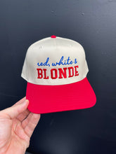Load image into Gallery viewer, Red White & Blonde Cap