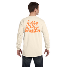 Load image into Gallery viewer, "Sorry I Was Hustlin" Heavyweight Vintage Tee