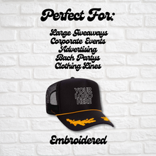 Load image into Gallery viewer, Custom Foam Trucker Hats // Embroidered