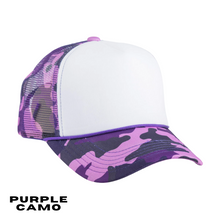 Load image into Gallery viewer, Custom Exclusive Camo Trucker Hats