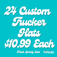 Load image into Gallery viewer, Custom Foam Trucker Hats // Logo Heat Press Application