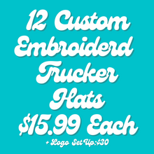 Load image into Gallery viewer, Custom Foam Trucker Hats // Embroidered