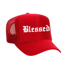 Load image into Gallery viewer, "Blessed" Foam Trucker Hat