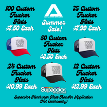 Load image into Gallery viewer, Custom Foam Trucker Hats // Logo Heat Press Application