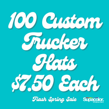 Load image into Gallery viewer, Custom Foam Trucker Hats // Logo Heat Press Application