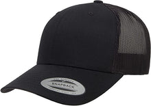 Load image into Gallery viewer, SUPER DEAL - BLACK MESH SNAPBACK TRUCKERS