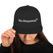 Load image into Gallery viewer, "No Requests" Off White Style Snapback