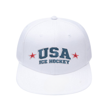 Load image into Gallery viewer, USA Ice Hockey Snapback
