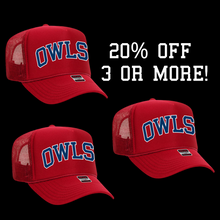 Load image into Gallery viewer, &quot;OWLS&quot; Trucker Hat

