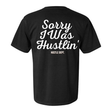 Load image into Gallery viewer, &quot;Sorry I Was Hustlin&quot; Heavyweight Vintage Tee
