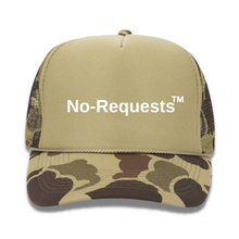 Load image into Gallery viewer, &quot;No Requests&quot; Off White Style Trucker
