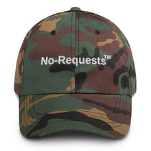 Load image into Gallery viewer, &quot;No Requests&quot; Off White Style Dad hat
